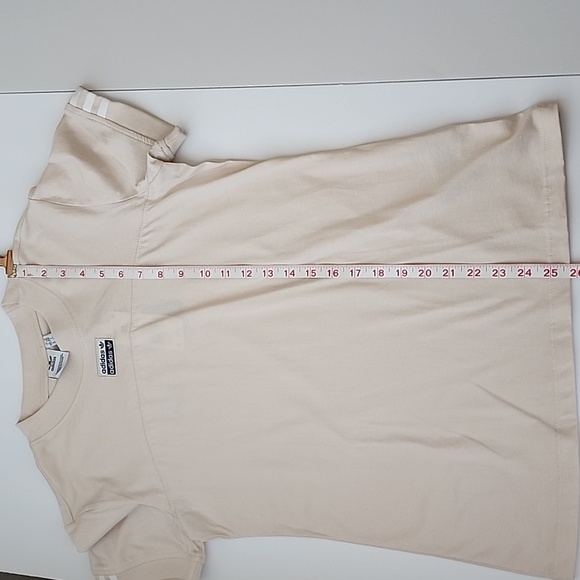 Adidas Womens Tee T-Shirt Top Short Sleeve Medium Light Purple with Logo - Picture 7 of 8